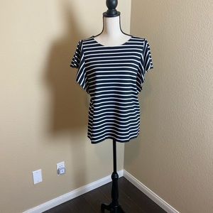 Ann Taylor Flutter-Sleeve Top